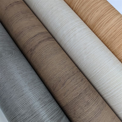 Filtro para móveis em PVC de madeira em relevo profundo para portas Largura 1260mm 1400mm