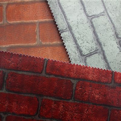 quality Brick Design Quarto PVC Papel de parede Peel And Stick PVC filme 0.1mm-0.15mm factory